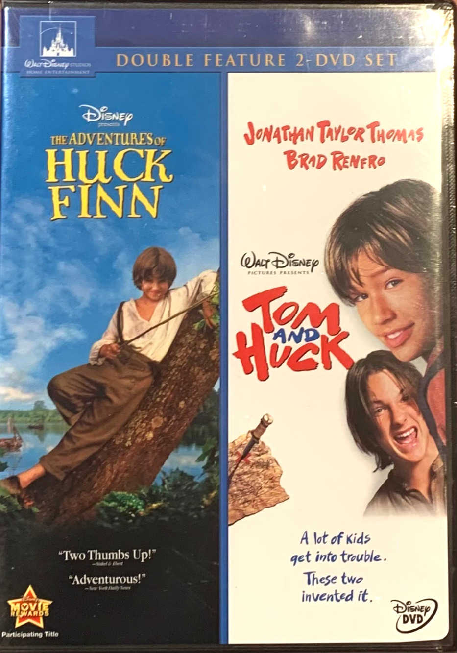 The Adventures of Huck Finn / Tom and Huck NEW DVD Set Double Feature Two Movies